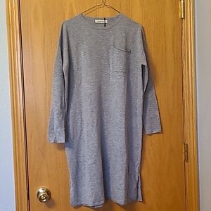 NWT Gentle Herd 100% Wool Oversized Long Sleeve Sweater Dress Size Small